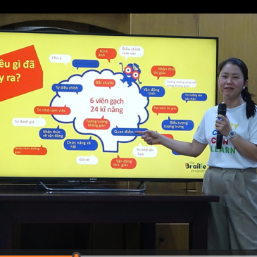Chuẩn bị dạy đọc – viết thông qua chơi cho trẻ khiếm thị